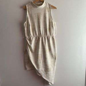 Cream and gold dress